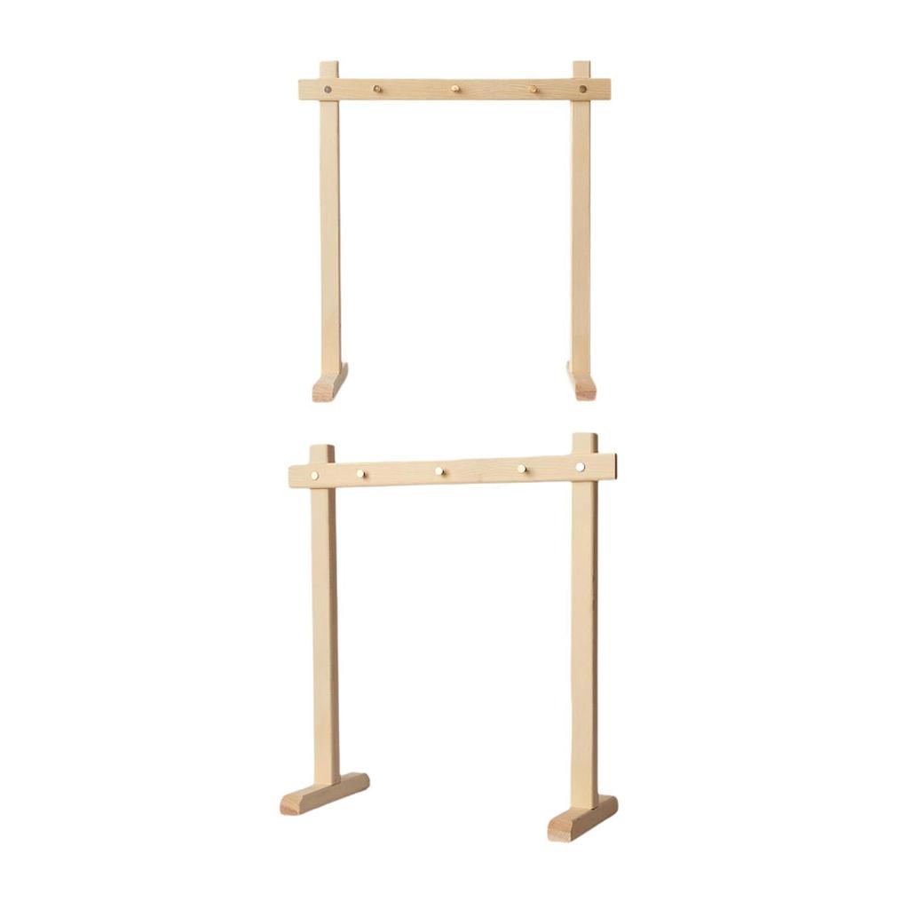 Chimes Wood Stand Multifunctional Gong Stand For Yoga Tabletop Meditation