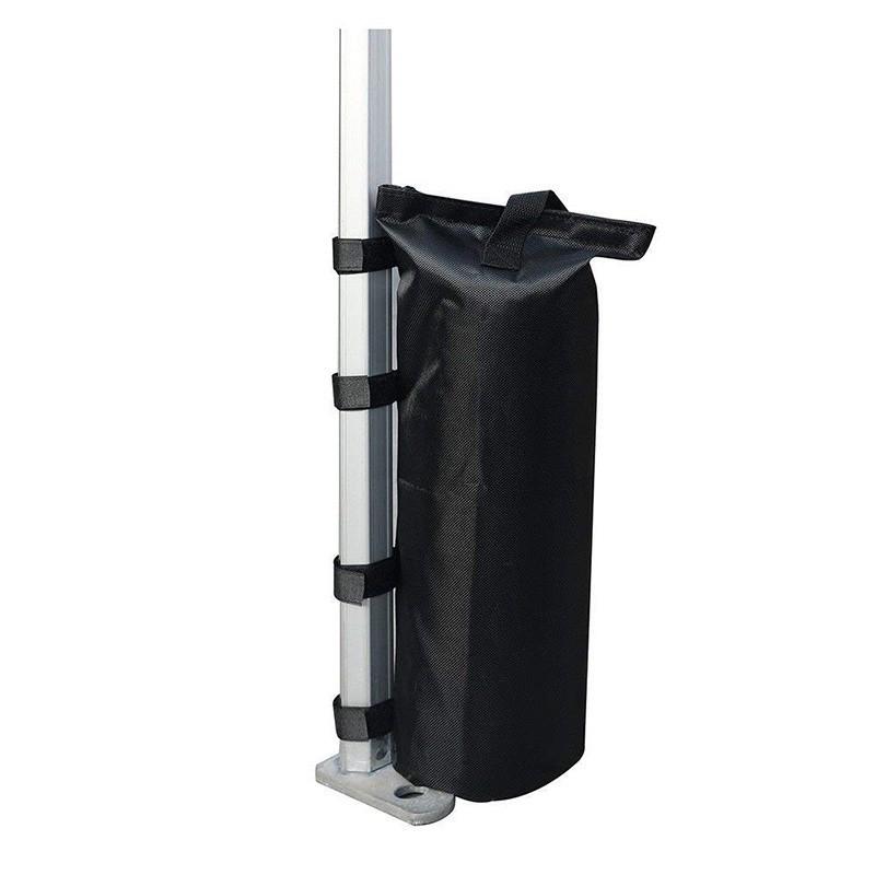 In-Stock Black Oxford Cloth Weighted Sandbag for Outdoor Tent Canopies