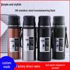 Portable Double-Layer Insulated Stainless Steel Mug - Large Capacity for Business & Outdoor Use