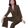2025 Damen Retro Slim Fit Kurzer Anzugjacke - Koreanischer Stil Frühling/Herbst Mode