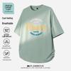 Camiseta de manga corta con cuello redondo de seda helada refrescante para hombre JEANSWEST LIFE