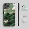Cute F-Felt N-Needlework    Phone Case For iPhone17,16,15,14,13,12,11 Plus,Pro Max Magnetic For Magsafe Wireless Charging