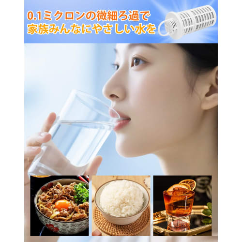 MyKEEPOW ULF-10 Water Purification Cartridge for Uruo and Gaia Water, Jar-Type Water Purifier | Removes 13 Substances | ETEC UL-035 Compliant | Replac