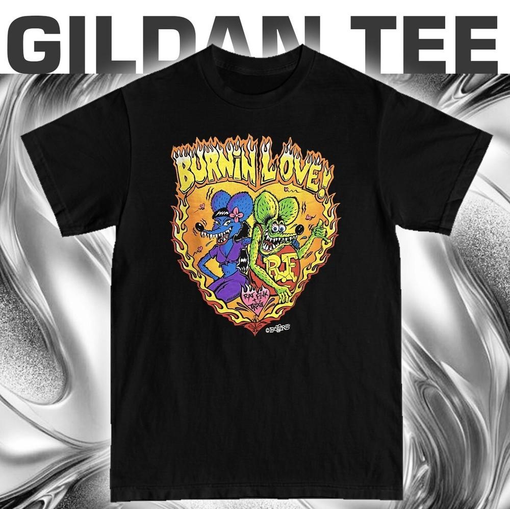 

Rat Pink x Trixie Burnin Love T-Shirt Unisex T-Shirt XXXL