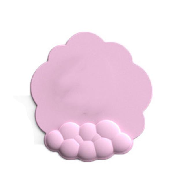 Mouse pad com apoio para pulso teclado nuvem antiderrapante espuma de memória desktop escritório gamer mouse apoio para pulso