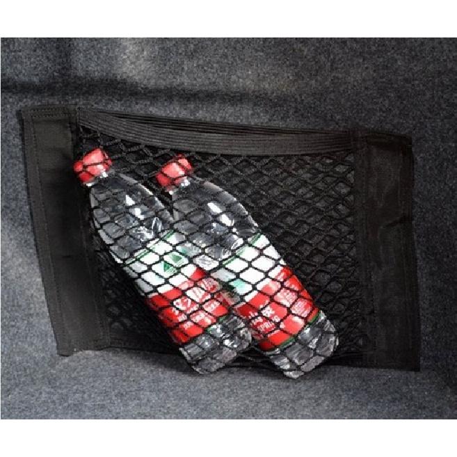 Car Auto Back Rear Trunk Seat Elastic String Net Mesh Storage Bag Pouch Black