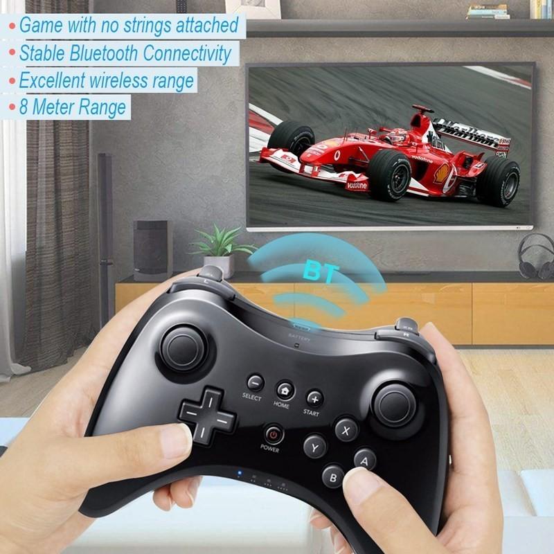 Für Wii U Pro Nintendo Controller Gamepad USB Bluetooth Kabellose Fernbedienung
