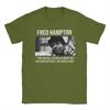 Fred Hampton   Black History TShirt Summer  Novelty T Shirts Unisex  Cotton Round Neck Oversize Tees ShortSleeved YK Tshirt