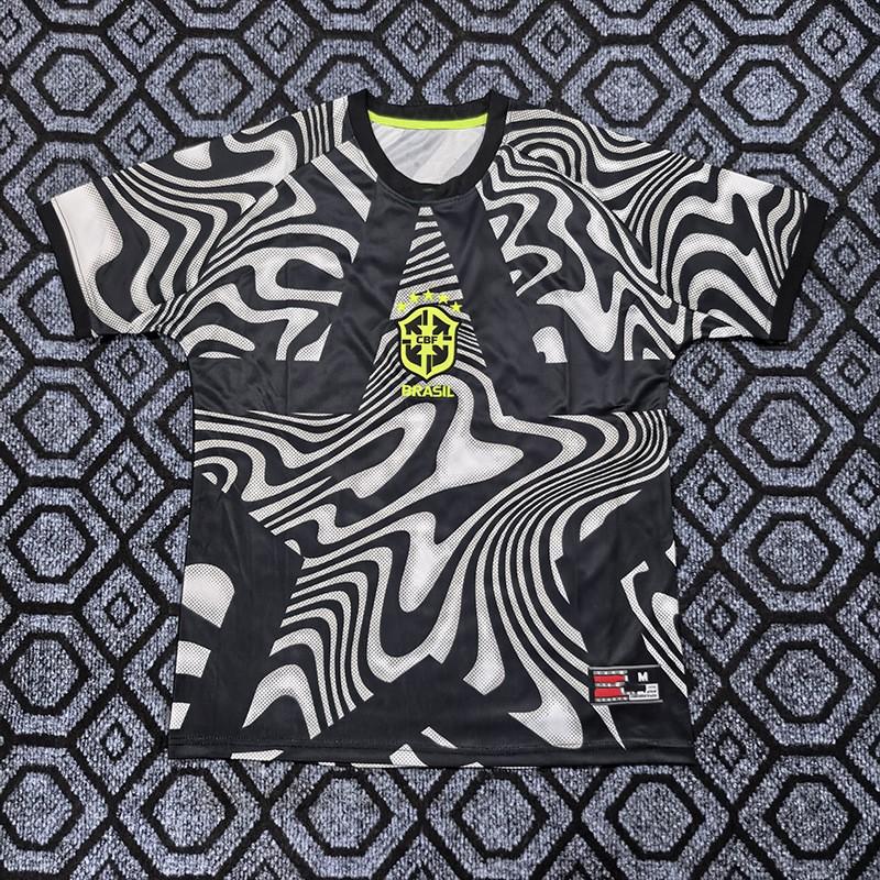 Hombres Mujeres Edición Brasil Camiseta de Fútbol Camiseta de Aficionado Manga Corta Kit de Fútbol Ropa Deportiva