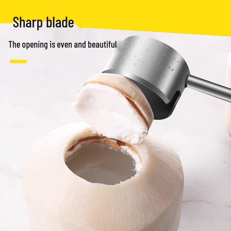Coconut Shell Opening Tool Set: Portable, Convenient, Labor-Saving Green Coconut Hole Opener