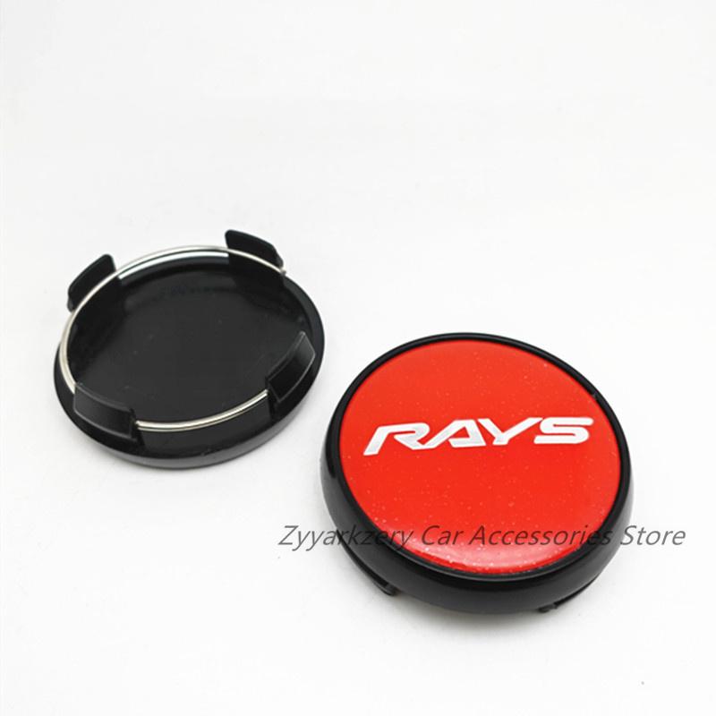 4pcs 65mm for Rays TE37 Wheel Center Cap Hub Cover Replacement Dust proof Rims Hubs Hubcaps Car Styling Accessories