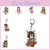 Stylish Demon Slayer Christmas Keychain Featuring Tanjirou Nezuko Zenitsu Giyuu Design