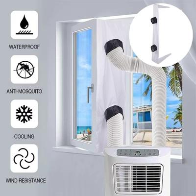 Easy Install Adjustable Sealing Cloth Weatherproof Fabric Window Vent Kit  For Push Up Windows