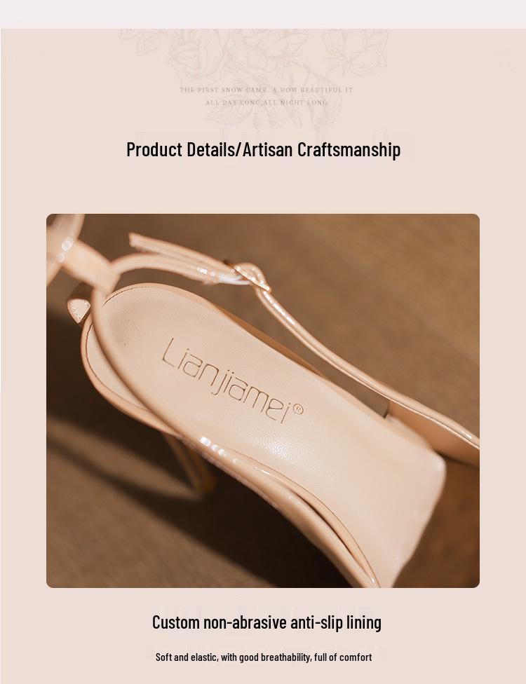 2025 Herbst Leopardenmuster Einriemen Dünne High Heel Pumps für Damen
