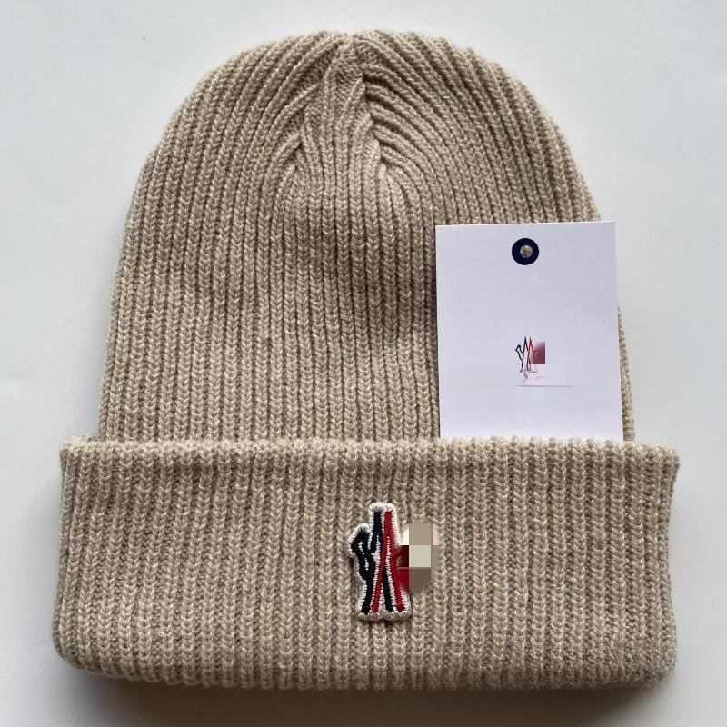 Casual Knitted Hat Fall Winter Unisex Acrylic Warm Windproof Outdoor Beanie