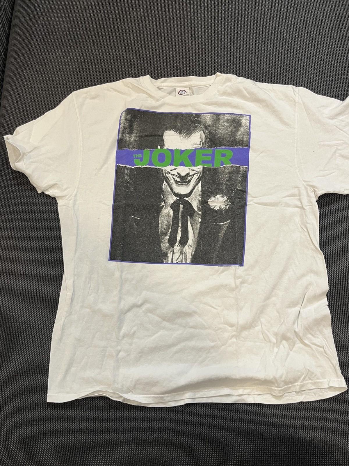Delta Pro Weight Shirt Mens White Green Purple Joker DC Comics XL S разноцветный