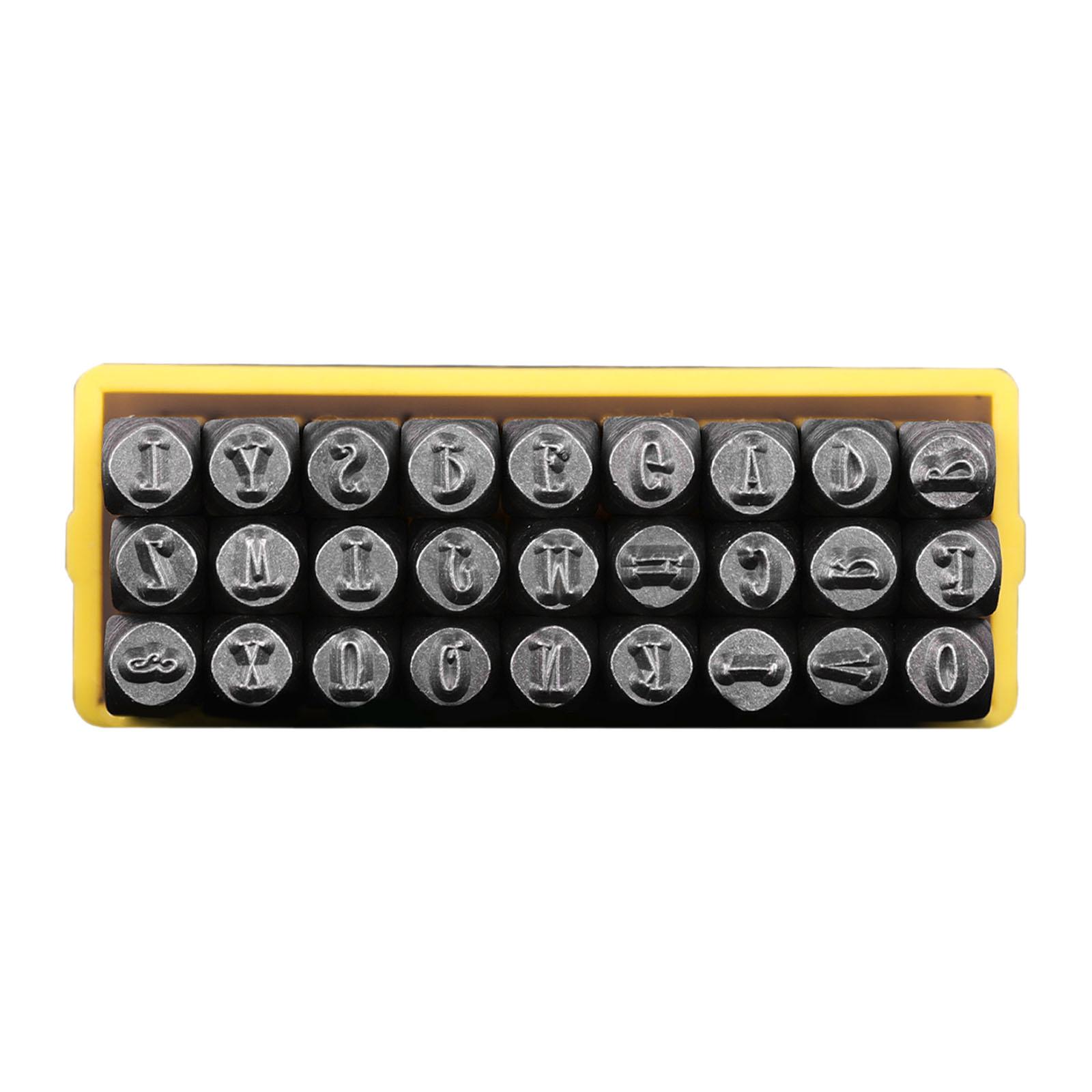 Metal Stamping Tool Set Jewelry Craft Stamping Convenient Carbon Stamping Projects for Steel Stainless Steel Wood