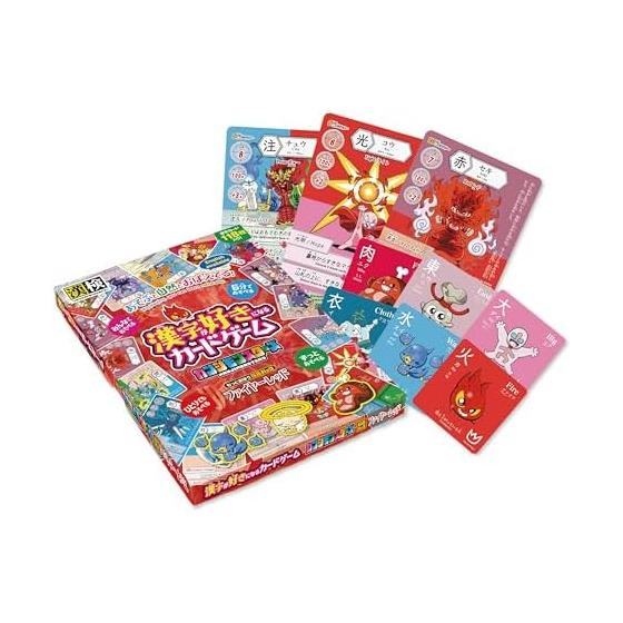 Kanji Monsters Expansion Pack Fire Red, Kanji Learning Card Game, Ages 6+ [Parallel Import]