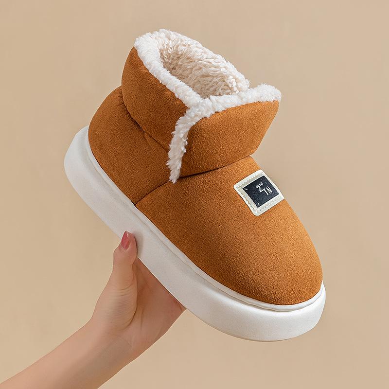 Fashion Winter Household New Women Warm Boots Woman Outside Wear Padded Thick Bottom Snow Boots Casual Ankle Boots Womens Shoes