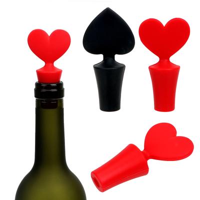 Silicone Champagne Wine Beer Bottle Cork Stopper Plug Wine Bottle Sealer Stopper Bar Kitchen Tool Vacuum Sealed Sealer Plug