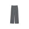 FW22 Solid Color High Waist Wide Leg Casual Pants Women Bottoms Lead-Gray 450639-06