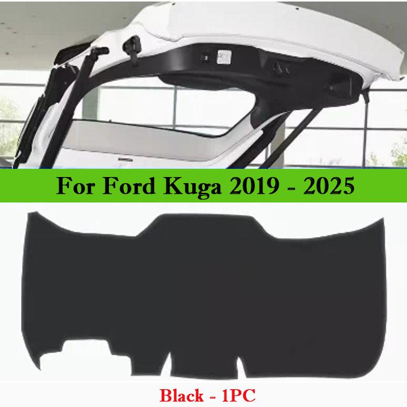 Car Trunk Door Leather Anti Kick Pad Tailgate Protective Mat Interior Cargo Liner For Ford Kuga 2019-2026 EcoSport 2012-2026
