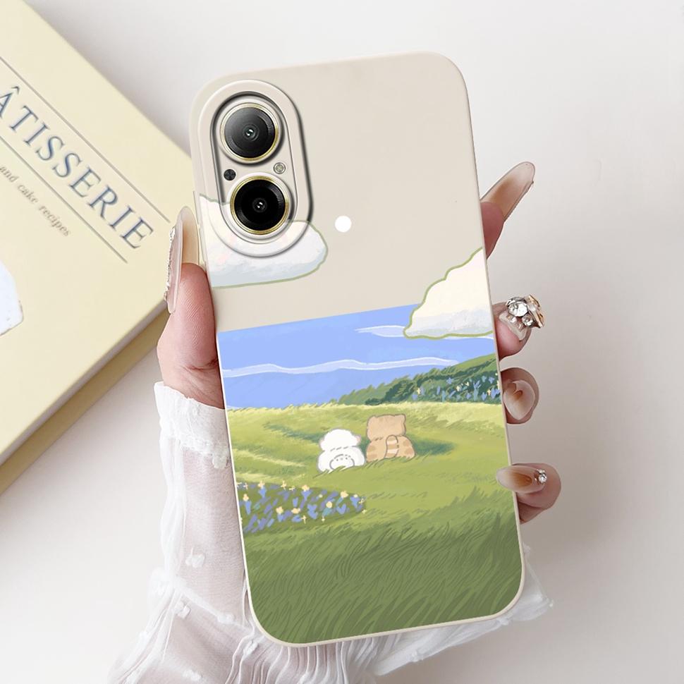 For Realme C67 4G Casing Popular Painted Cover Soft Silicone Phone Case For Realme 12 Lite 12Lite C 67 C67 4G RMX3890 Back Cover