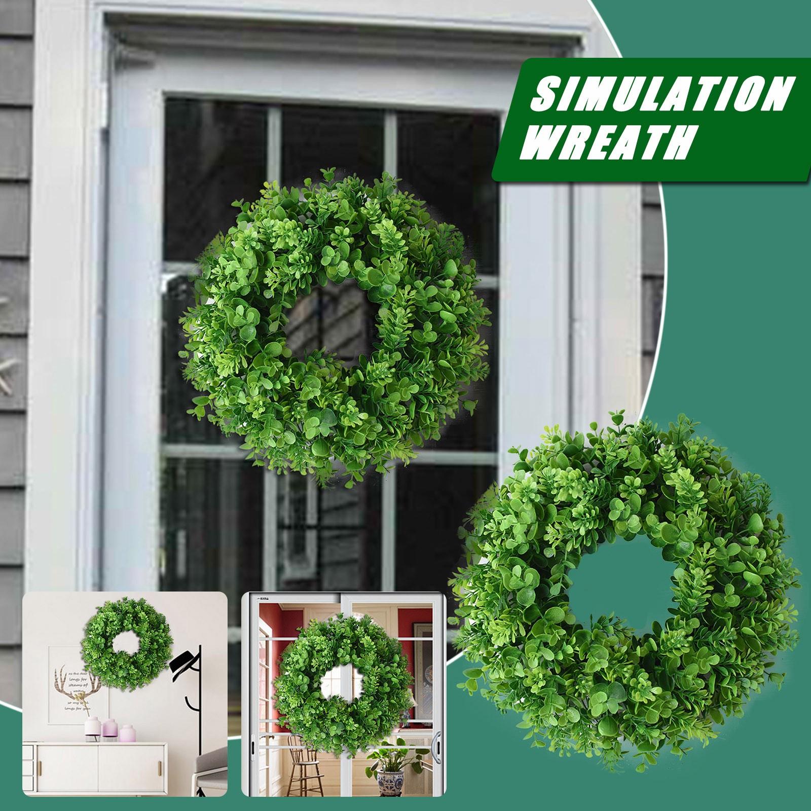 

Имитация гирлянды, украшение для двери, кулон, кольцо в виде травы, декоративный дверной молоток