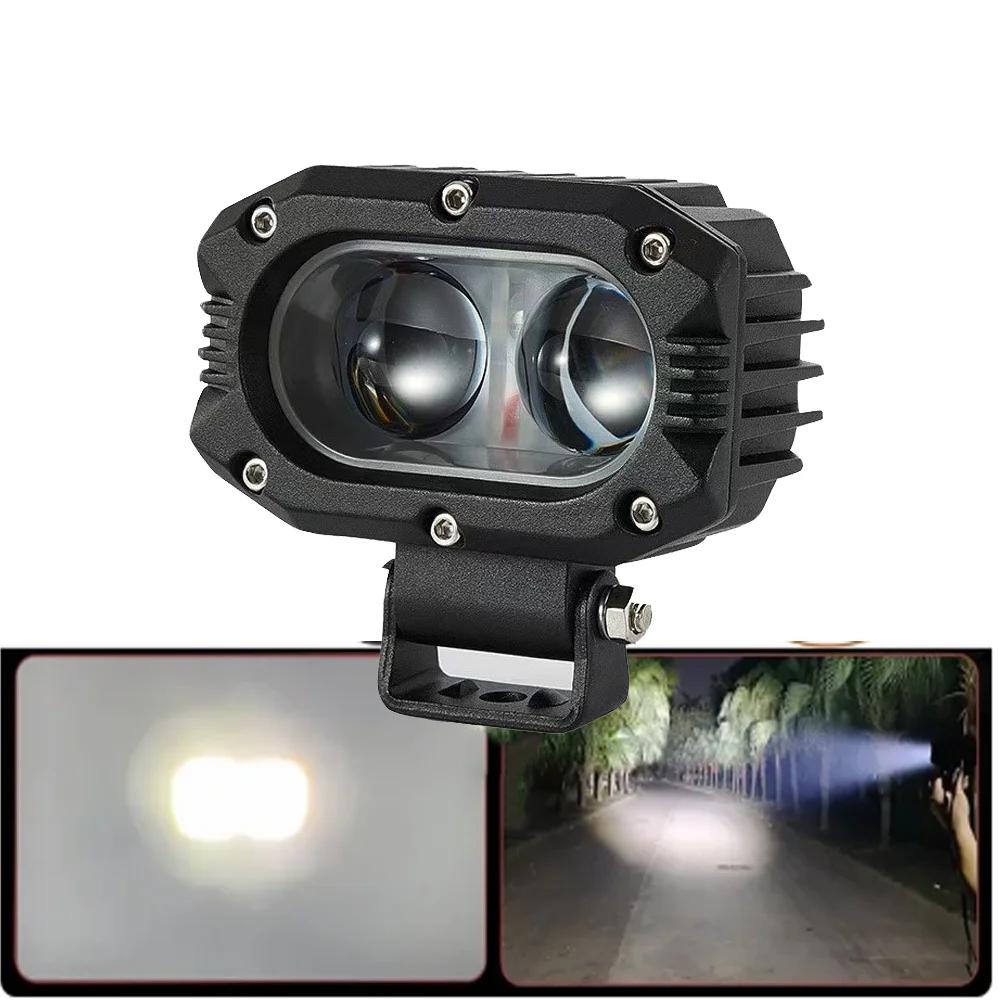 Additional 3inch Ligh Mile Led Work Light Bar Driving Lamp Headlights Long -range Accessories 12V 24V Electric 4x4 Led Off Road
