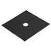 4Pcs Gas Range Stove   Covers Protector NOn Stick Oil   Mat Kitchen Tool(Black)