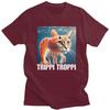Trippi Troppi Italian Brainrot Cat Fish Meme Tshirt for Men Short Sleeves Tee Shirt Streetwear Summer Pure Cotton Tee Tops