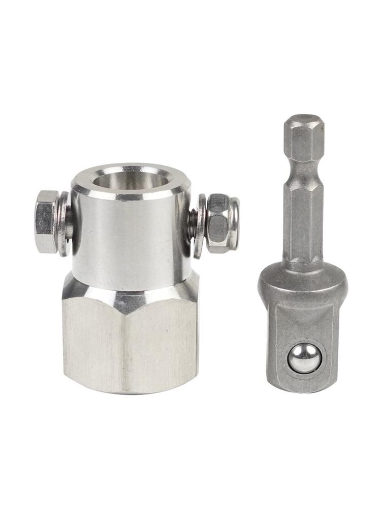 Cordless Drill Adapter with 1/2 Inch Socket Bit For Trailer Jack Crank Handle