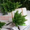 10pcs Artificial Plants Pine Branches Christmas Tree Accessories DIY New Year Party Decorations Xmas Ornaments