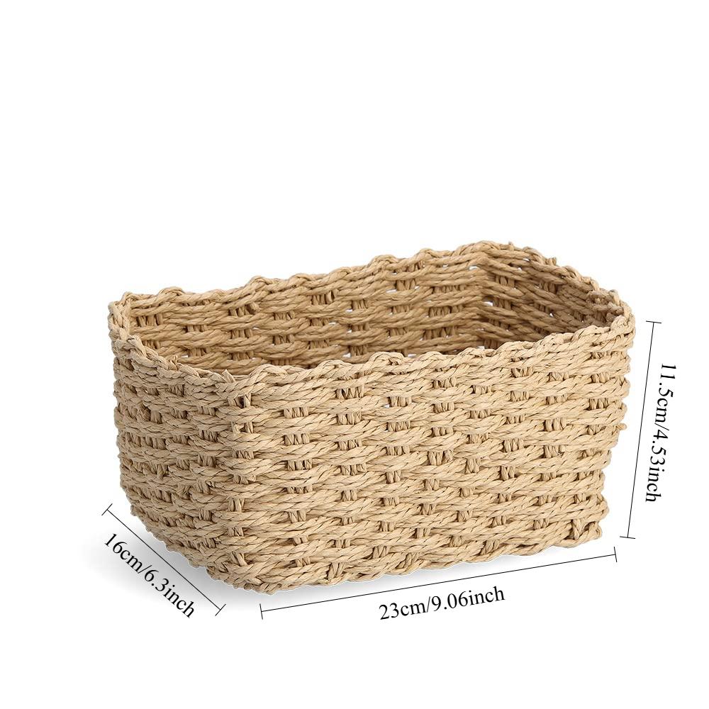 

Плетеная корзина для хранения среднего размера Стойка для хранения Контейнер для хранения Кухонные и бытовые принадлежности для хранения