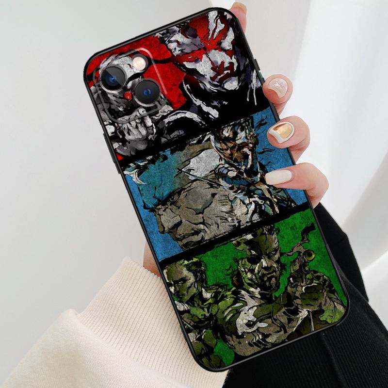 Metal Gear Solid Phone Case For iPhone 11 12 13 14 15 16 Pro XS Max Mini Cover For iPhone X XR Plus Back Case
