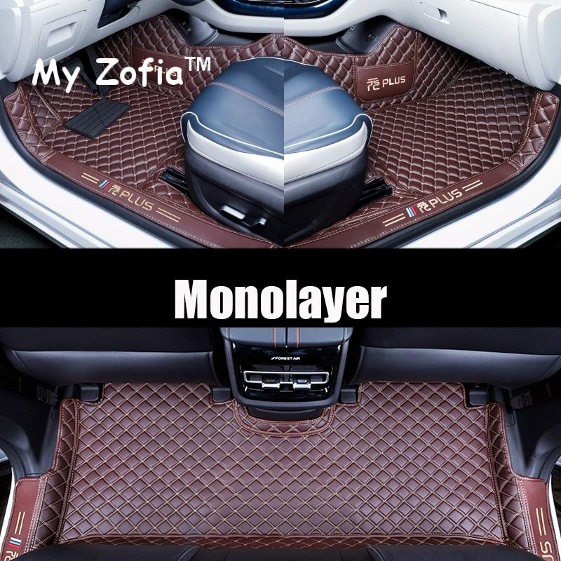 For BYD Atto 3 Yuan Plus 2023 2024 2025 Car Floor Mats Non-Slip PU Leather Floor Liners All-Weather Durable Foot Pad Accessories