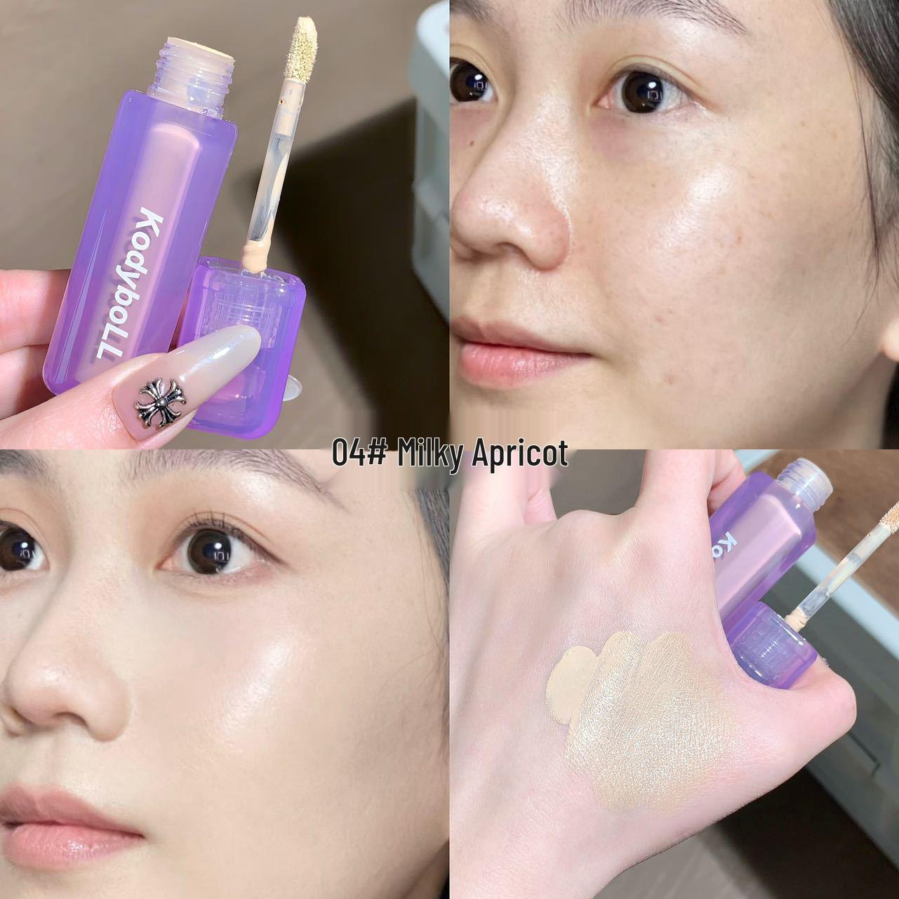 Kodyboll Moisturizing Water Sticker Concealer for Acne Scars & Dark Circles - No Cake Face Brightening Liquid Highlighter 3g