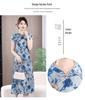 Elegant Retro Slim Fit Qipao Dress - Artistic Chinese Style for Spring/Summer 2026