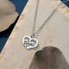 Delicate Heart Shaped MAMA Lettering Pendant Necklace Family Mom Necklaces Pendants Jewelry Romantic Mother's Day Gift
