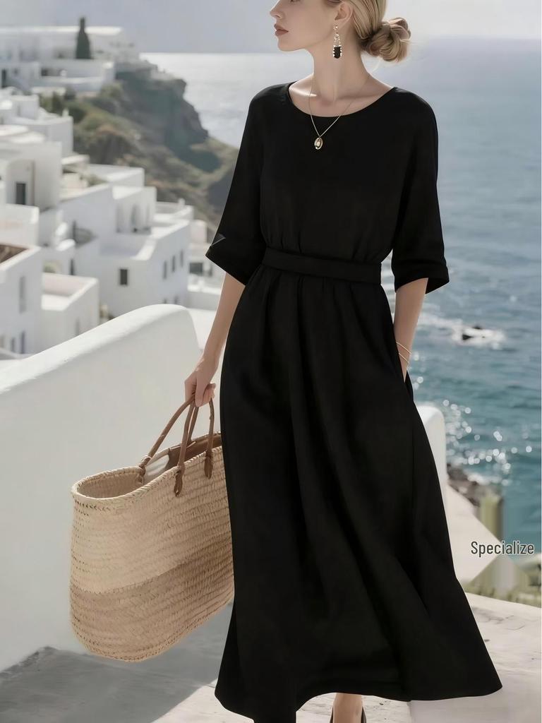 Elegant European & American Summer 2026 Cross-Border Long Dress