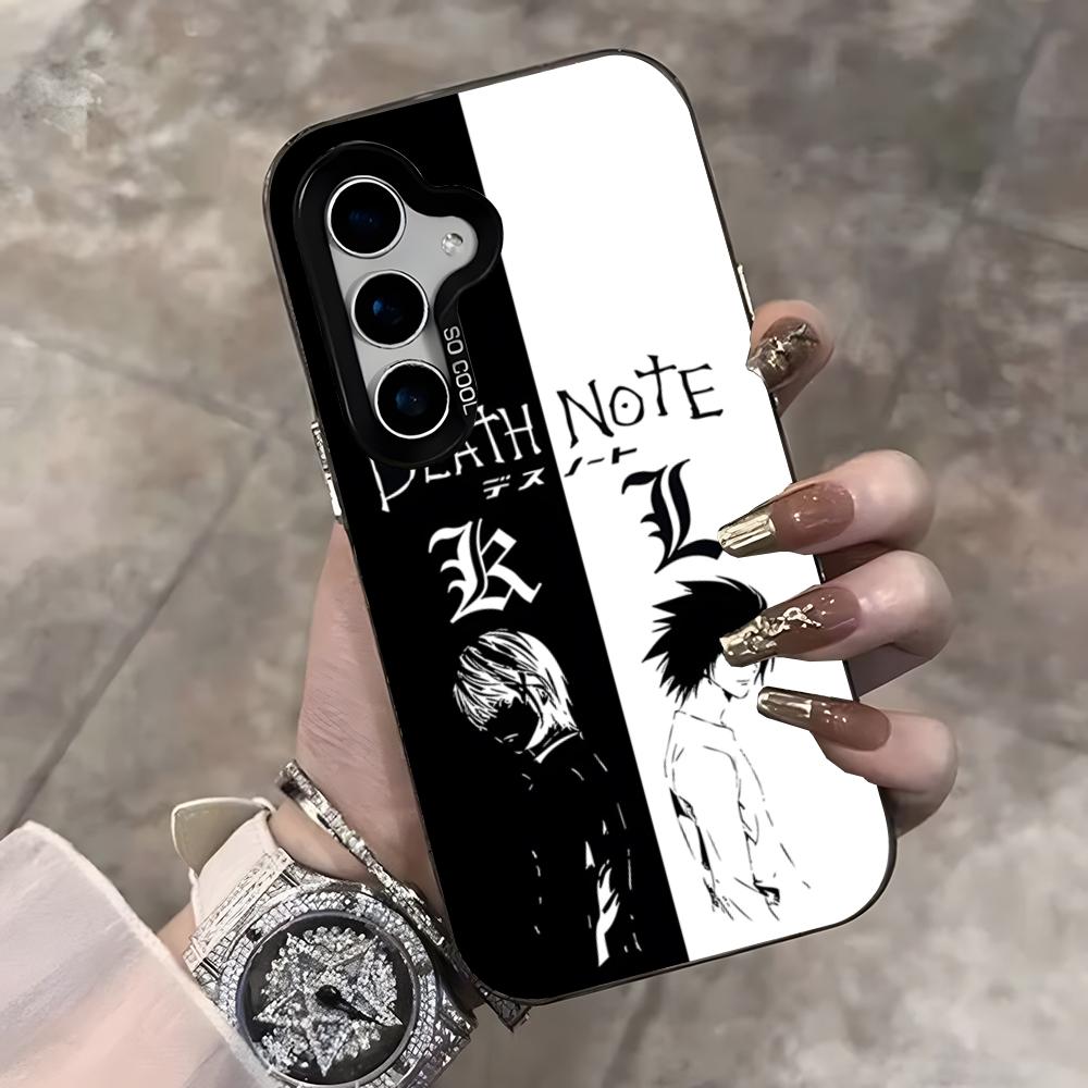 Misa Death Note Phone Case For Samsung S25 Ultra S23 S22 S21 S20 Ultra Plus S24 Fe A54 A55 Color Silver Cover