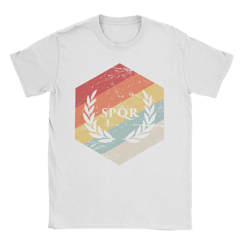 SPQR Symbol of Ancient Rome for Men Women T Shirts  Leisure Tee Shirt Short Sleeve O Neck TShirt Cotton Gift Idea Clothes