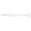 Tongue Brush Silicone Portable Freshen Breath Tongue Scraper Cleaner for Oral Care White Transparent