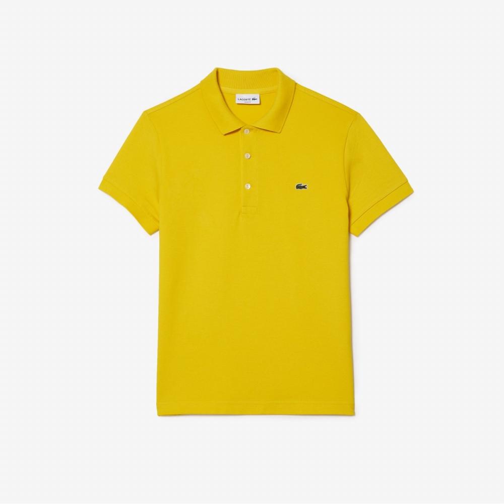 

LACOSTE Mens Slim Fit Basic Short Sleeve Polo Yellow