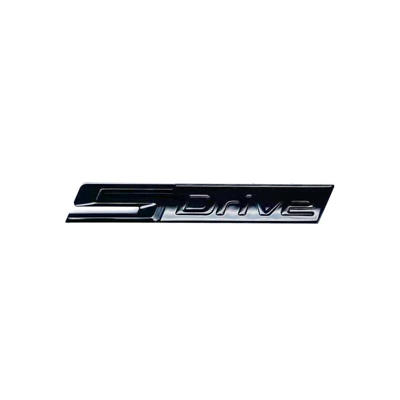 Nieuwe Chroom Zwart Spatbord & Kofferbak Embleem Sticker voor BMW 3/4/5/6/7/8 Serie X1 X3 X4 X5 X6 Z4 GT SDrive XDrive EDrive Badge Decal