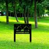 Elegant Custom Metal Garden Stakes Personalized Lawn Address Sign Outdoor Decor