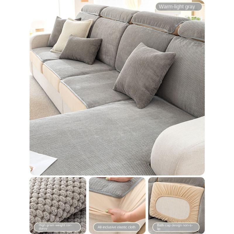 

Новый четырехсезонный вельветовый чехол для дивана, универсальный универсальный чехол, простой современный нескользящий тканевый чехол для полотенца, чехол для дивана 80*180cm
