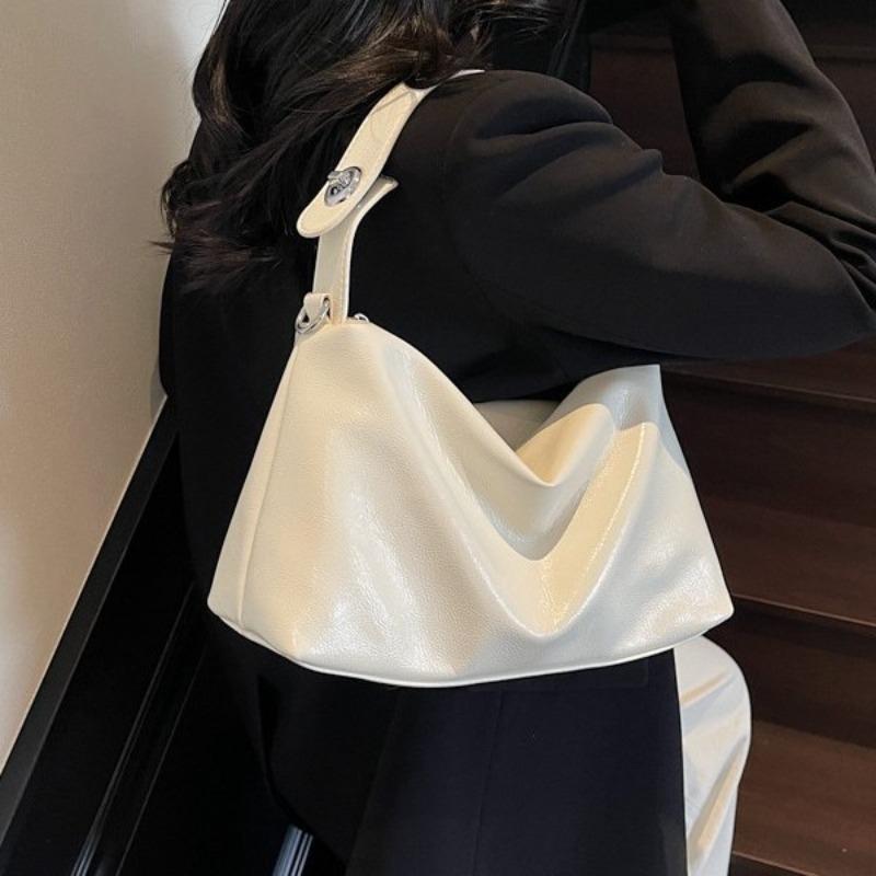 Casual Largecapacity Bag Women's New Trendy Summer Shoulder Armpit Bag Highend Fashion Commuter Tote Bag
