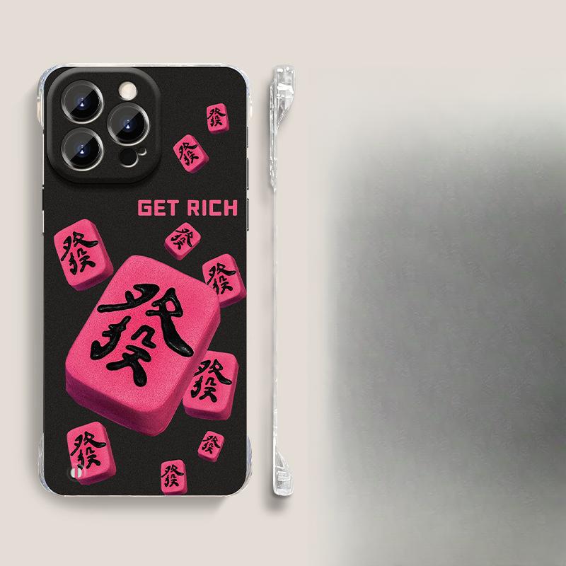 

Подходит для Apple 15 Прозрачный чехол для мобильного телефона 14PROMAX Ультратонкий Безрамочный 13 Креативный 12 Redmi K50/K50 Pro