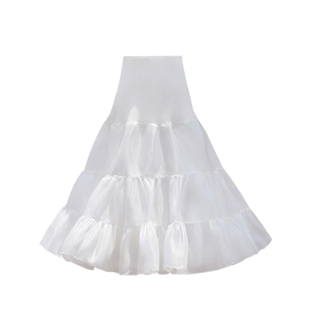 White Underskirt Crinoline JK Crinoline Skirt Fashion Ball Gown Petticoats